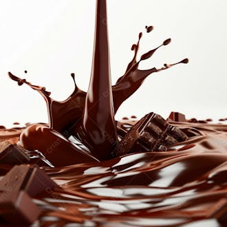 Imagem de barra de chocolate derretendo 53