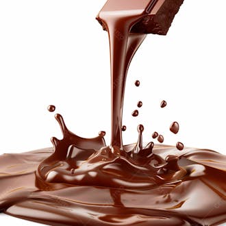 Imagem de barra de chocolate derretendo 56