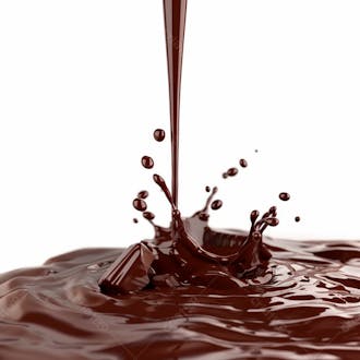 Imagem de barra de chocolate derretendo 59