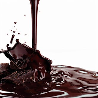 Imagem de barra de chocolate derretendo 64