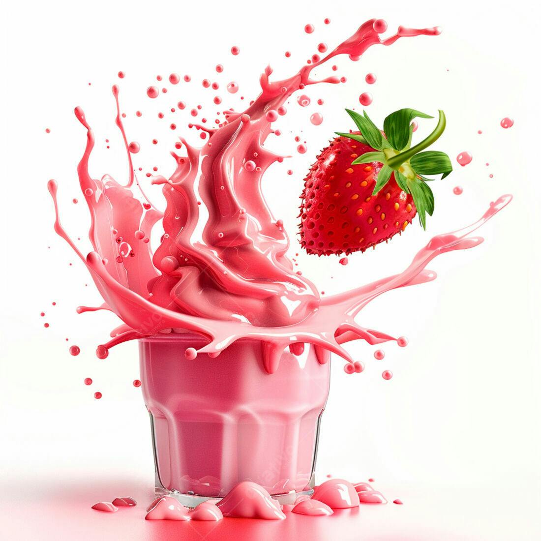 Suco de Morango em Splash Delicioso