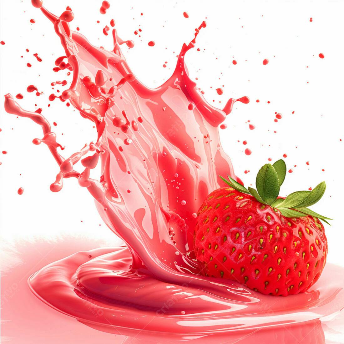 Morango e Suco Frescor Explosivo