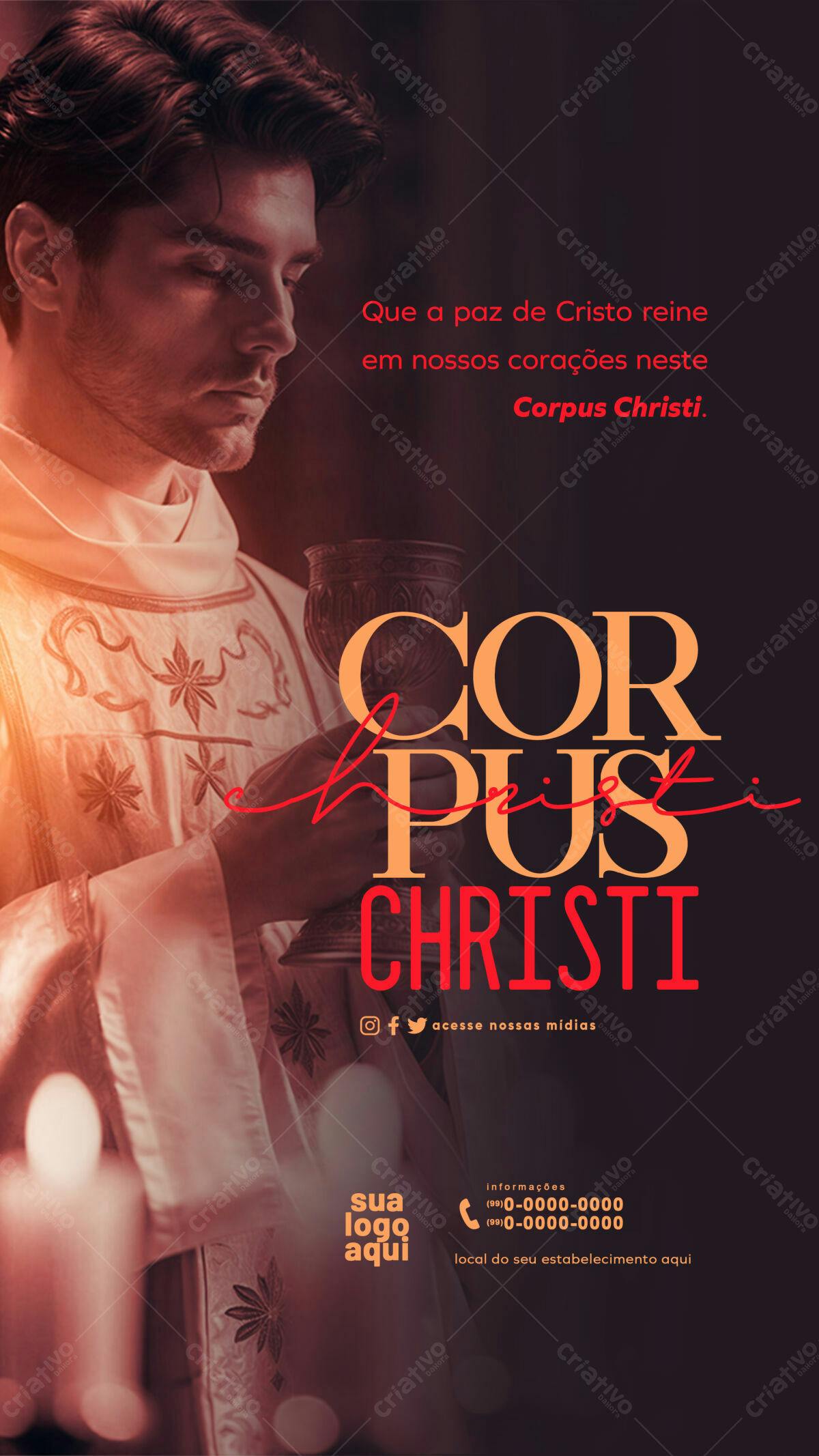 Flyer Corpus Christi PSD Editável