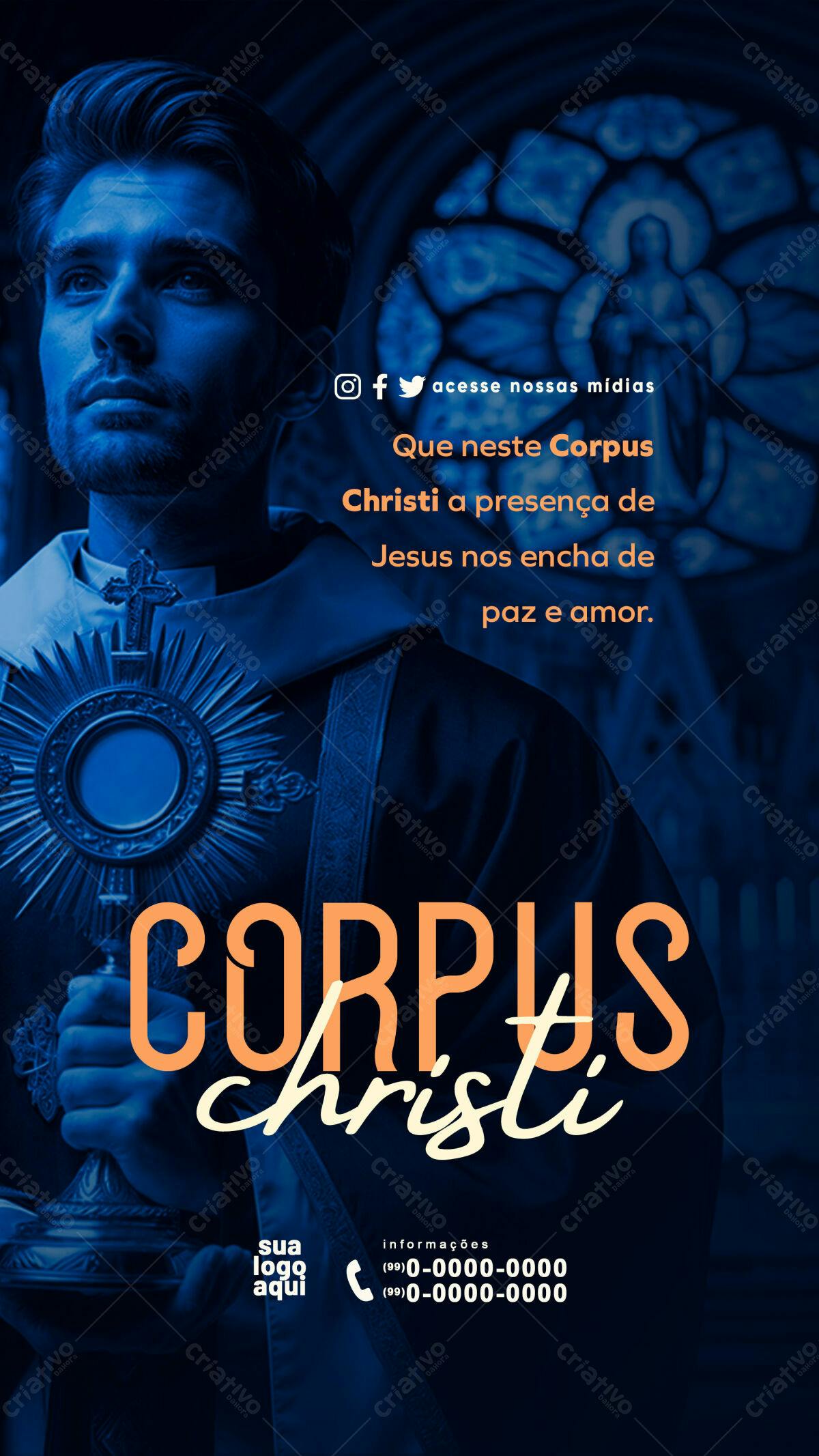 Flyer Corpus Christi PSD Editável