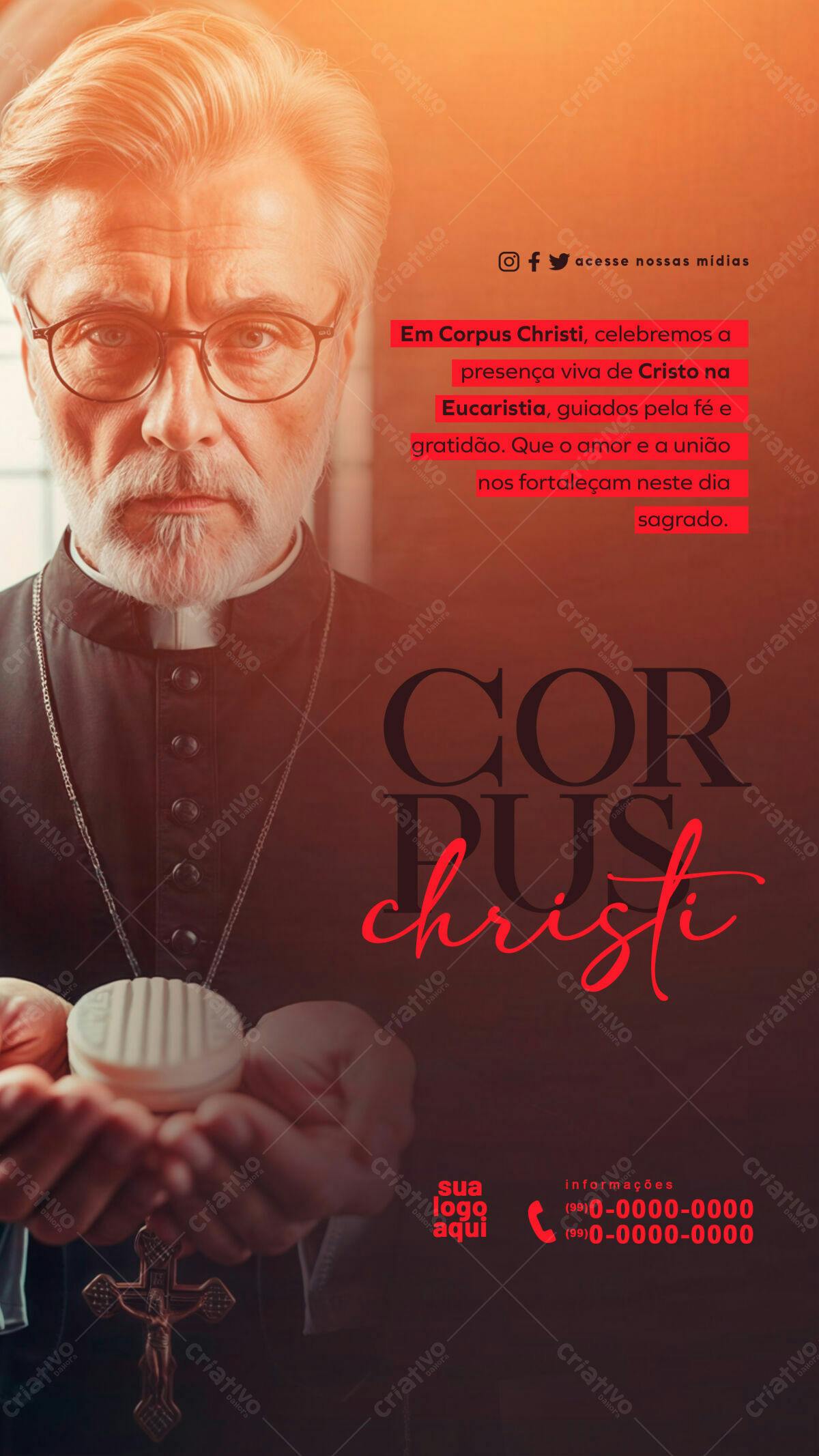 Flyer Corpus Christi PSD Editável