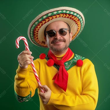 Homem de festa junina, são joão