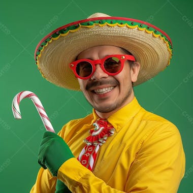 Homem de festa junina, são joão