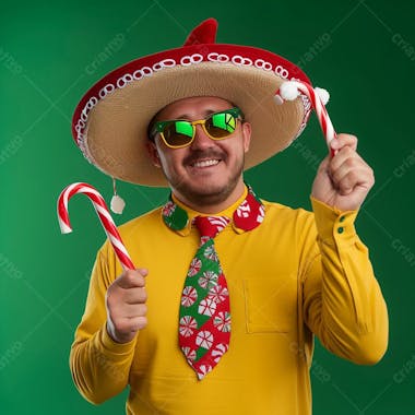 Homem de festa junina, são joão