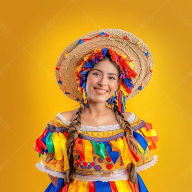 Mulher de festa junina, são joão