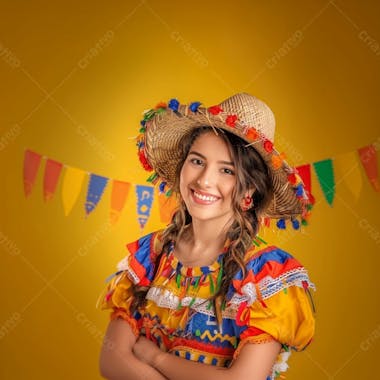 Mulher de festa junina, são joão