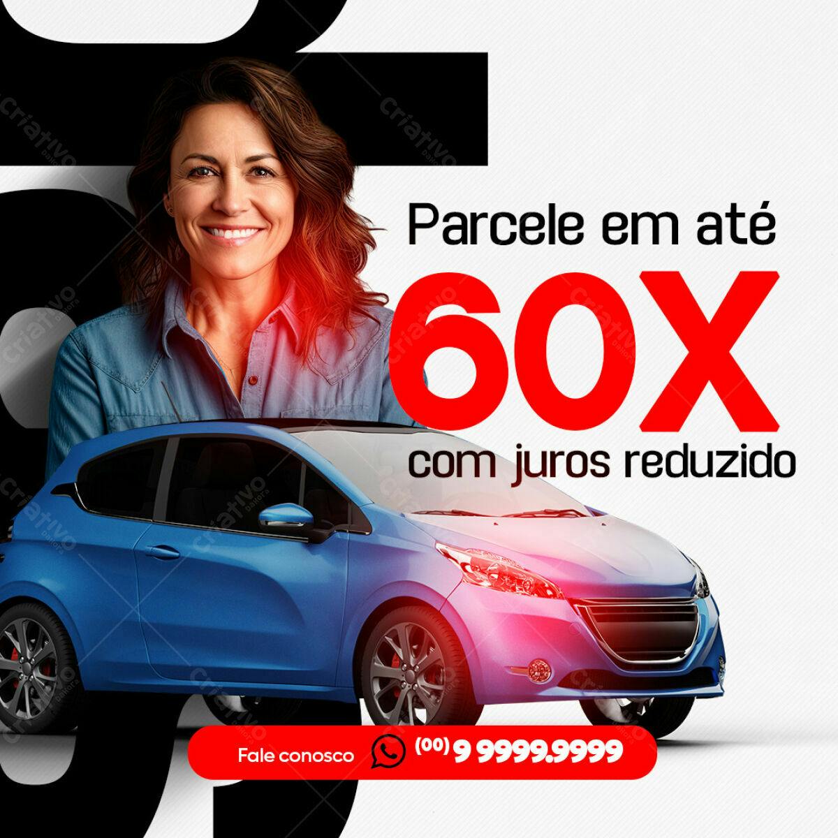 Banner Promoção Carro PSD Editável
