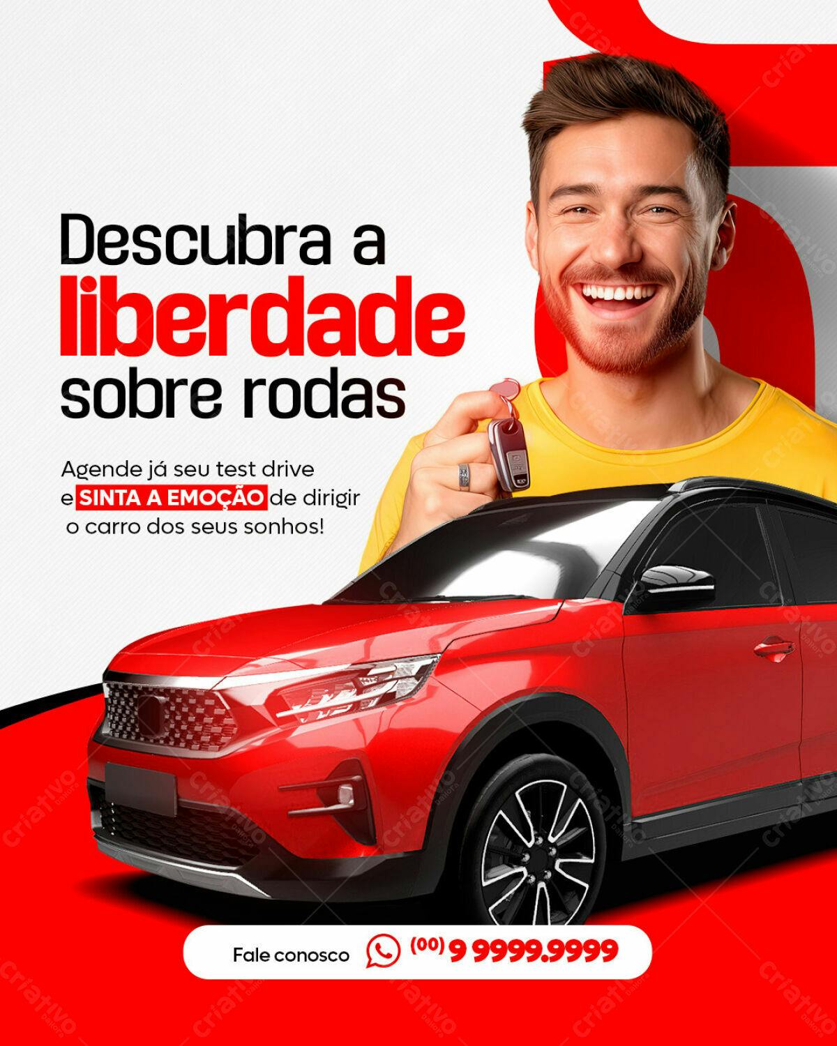 Flyer Test Drive PSD Editável