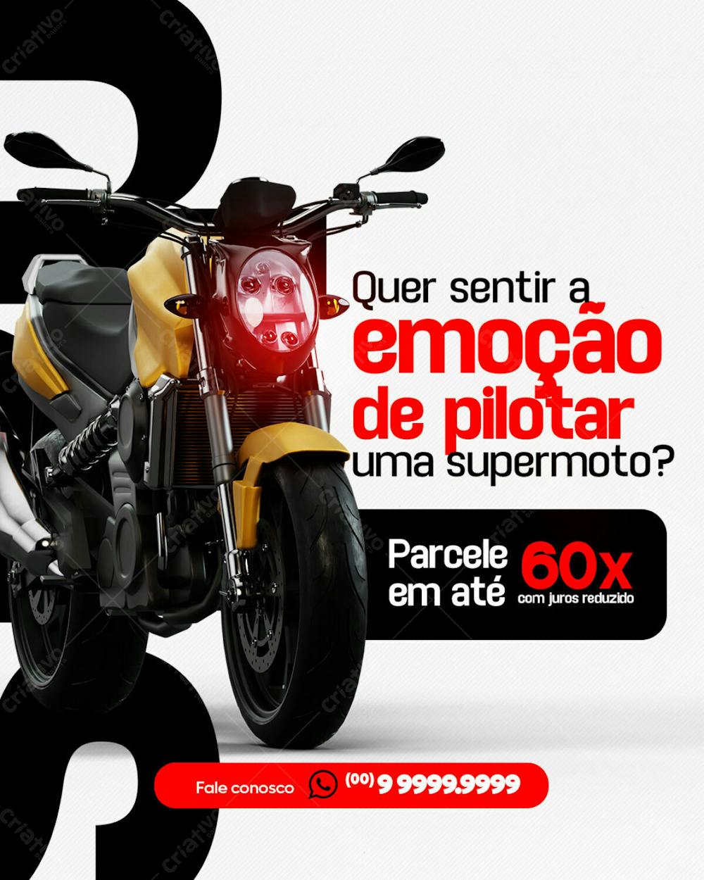 Concessionária De Carros Supermoto Feed Psd