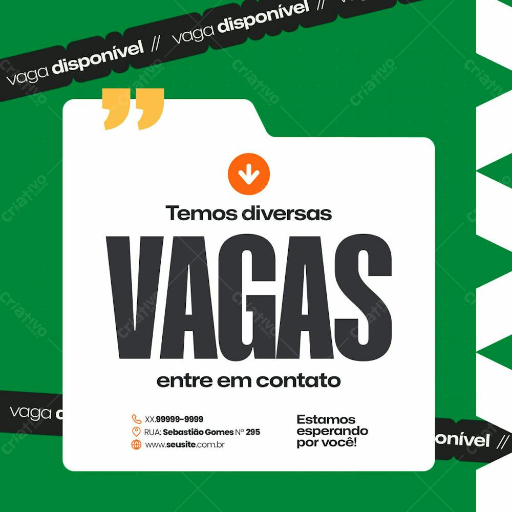 16 Temos Diversas Vagas Em Nossa Empresa, Entre Em Contato