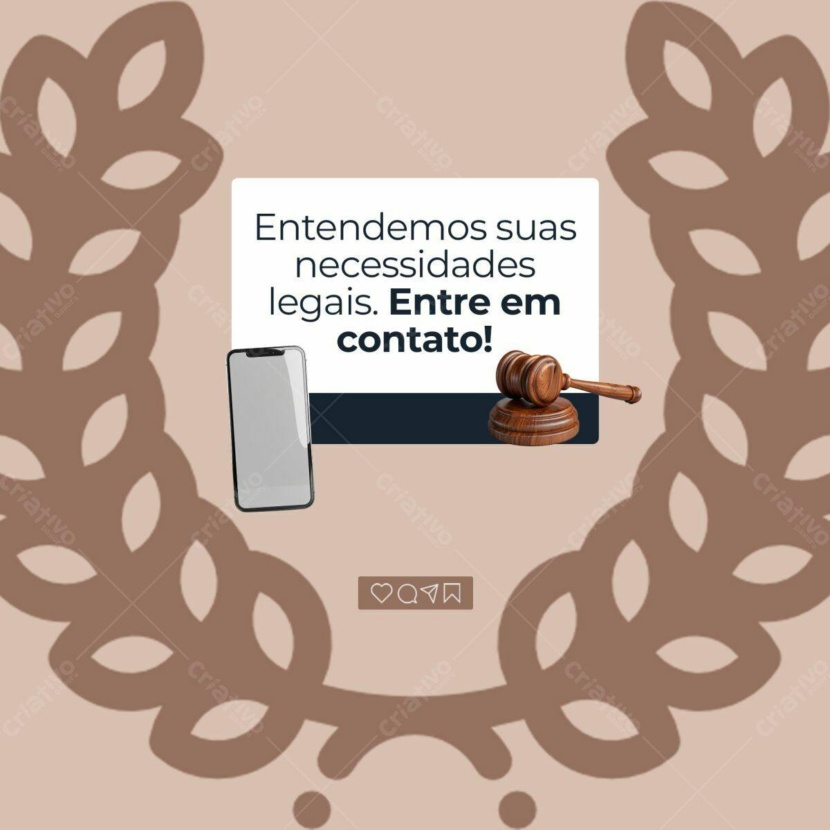 Post para Advocacia PSD Editável