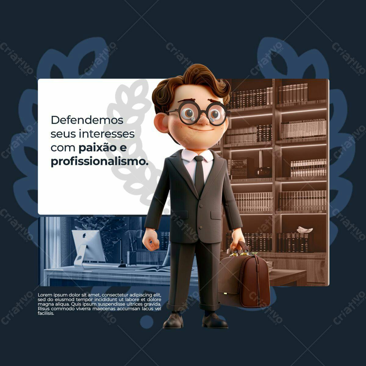 Banner Advogado PSD Editável