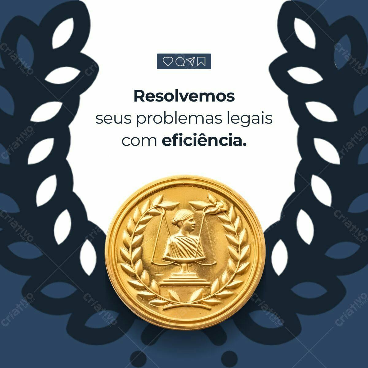 Post para Advocacia PSD Editável