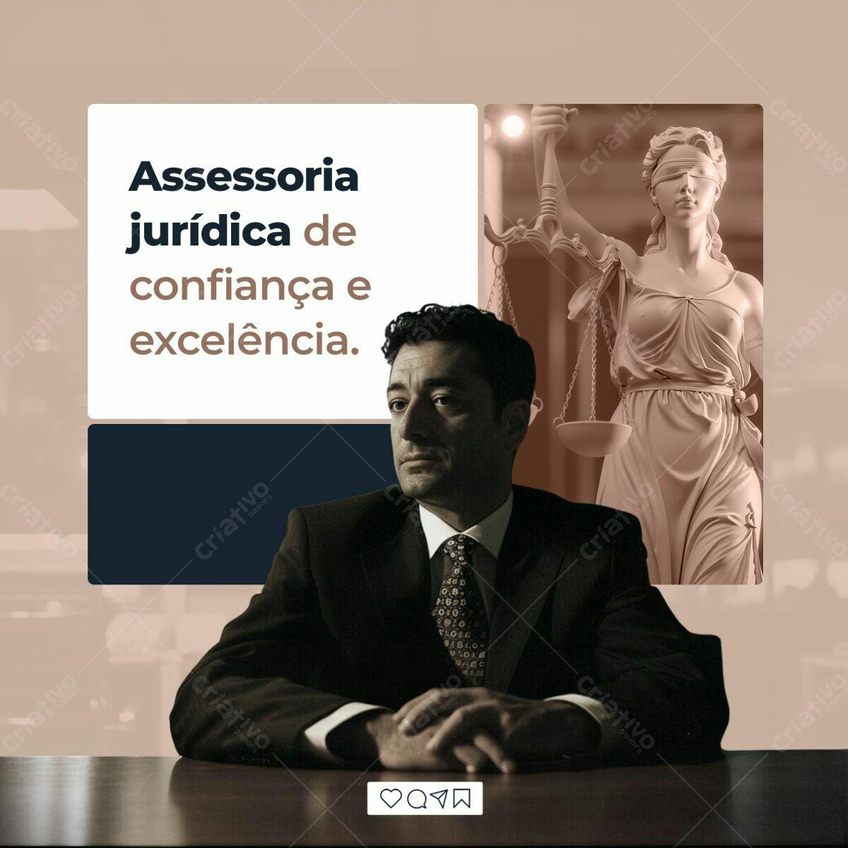 Post para Advocacia PSD Editável