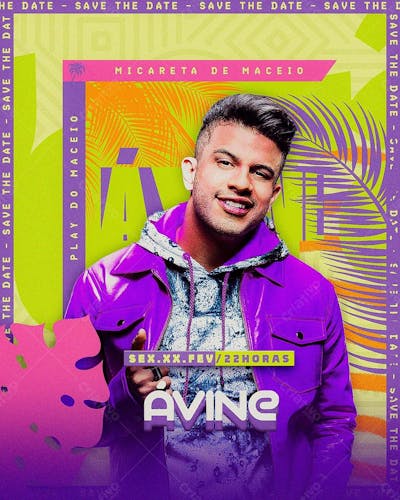 Flyer Micareta De Maceio Avine Musico