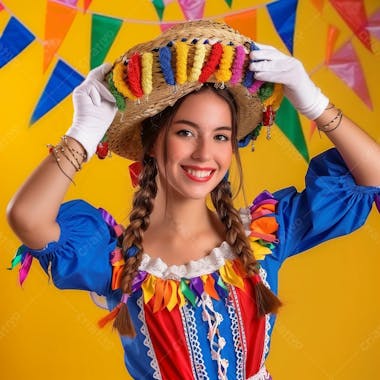 Mulher de festa junina, são joão