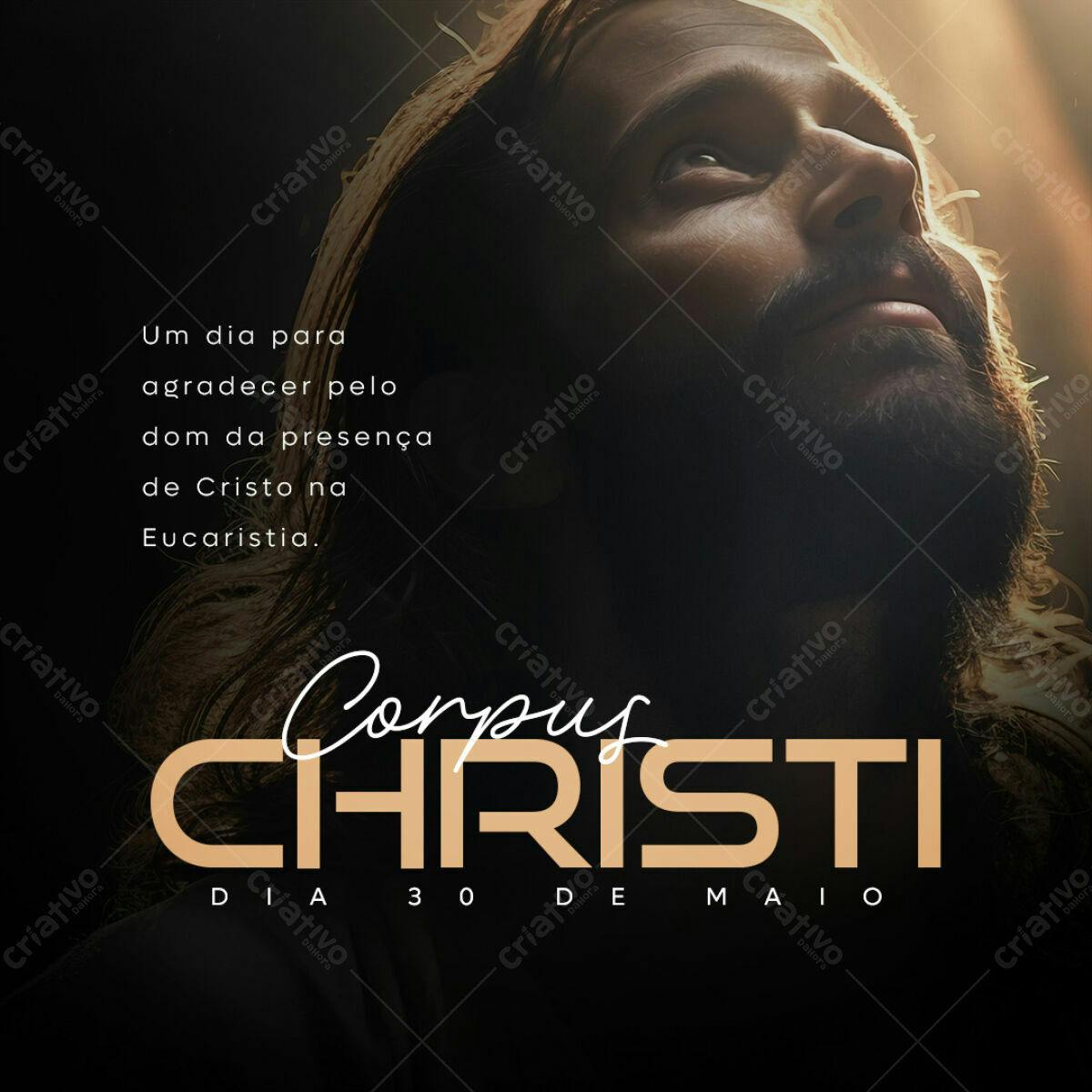 Post para Corpus Christi PSD Editável