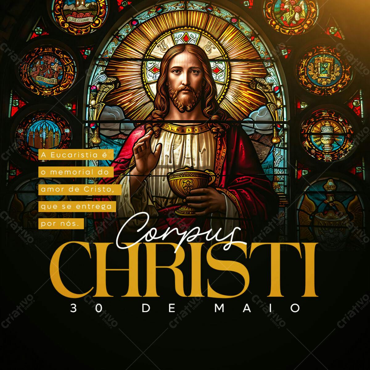 Flyer Corpus Christi PSD Editável
