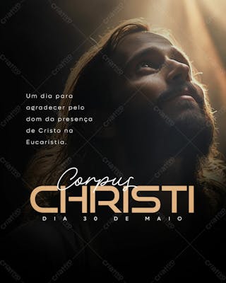 Corpus christi dia 30 de maio feed psd