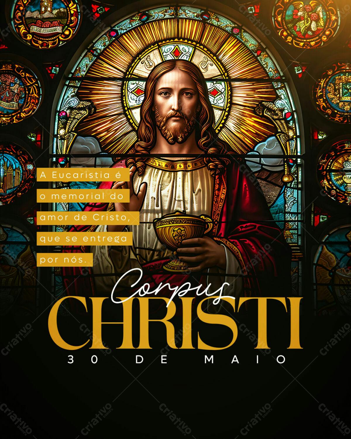 Flyer Corpus Christi PSD Editável