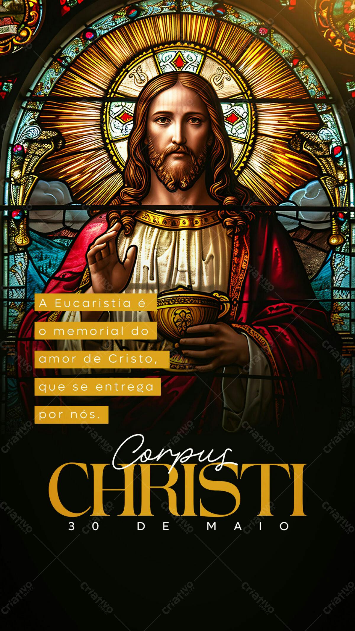 Flyer Corpus Christi PSD Editável