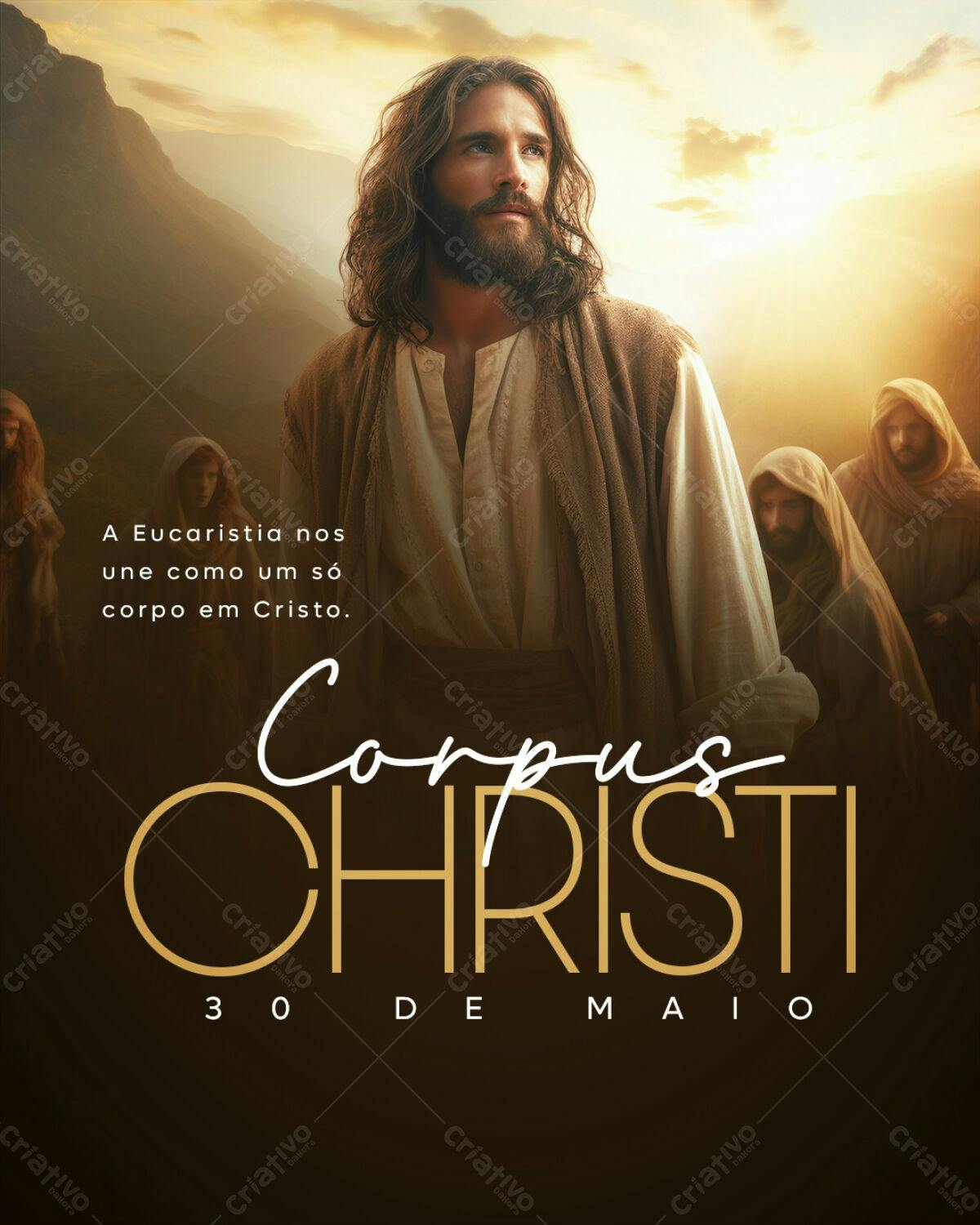 Flyer Corpus Christi PSD Editável