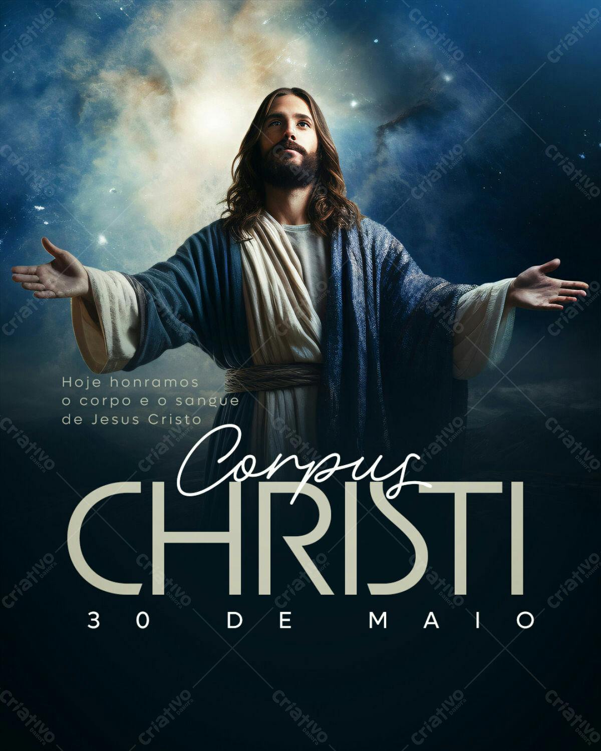 Flyer Corpus Christi PSD Editável