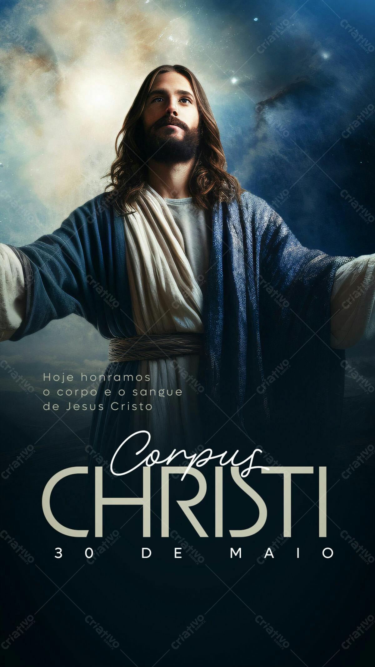 Flyer Corpus Christi PSD Editável