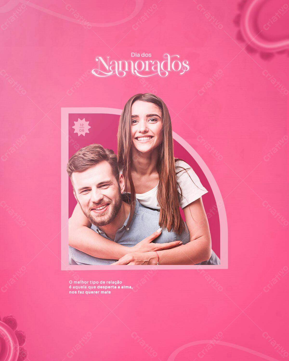 Flyer Dia dos Namorados PSD Editável