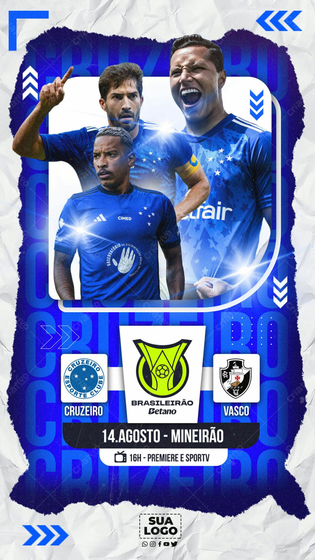 Flyer Campeonato Brasileiro PSD Editável