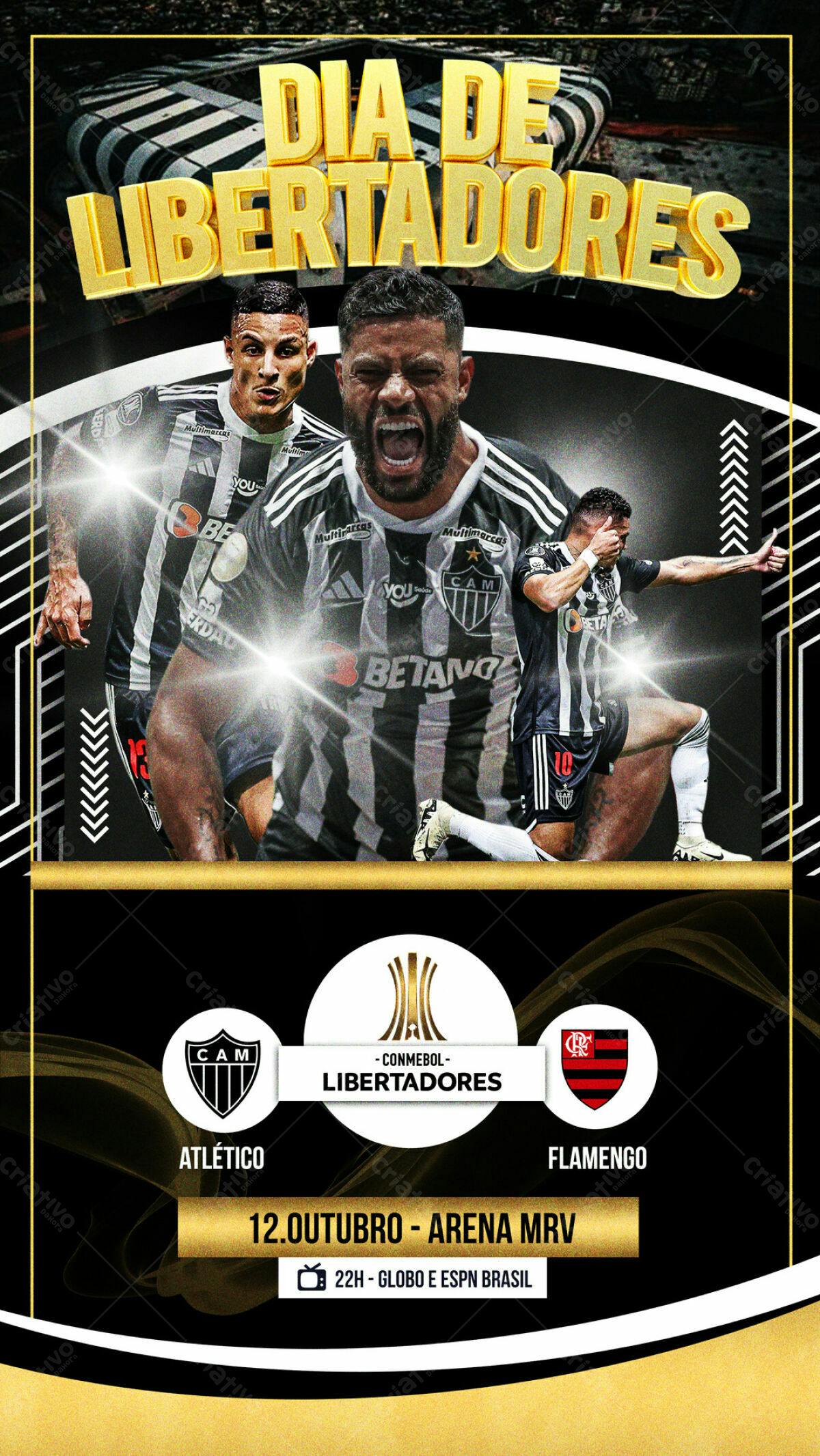 Flyer Dia de Libertadores PSD Editável