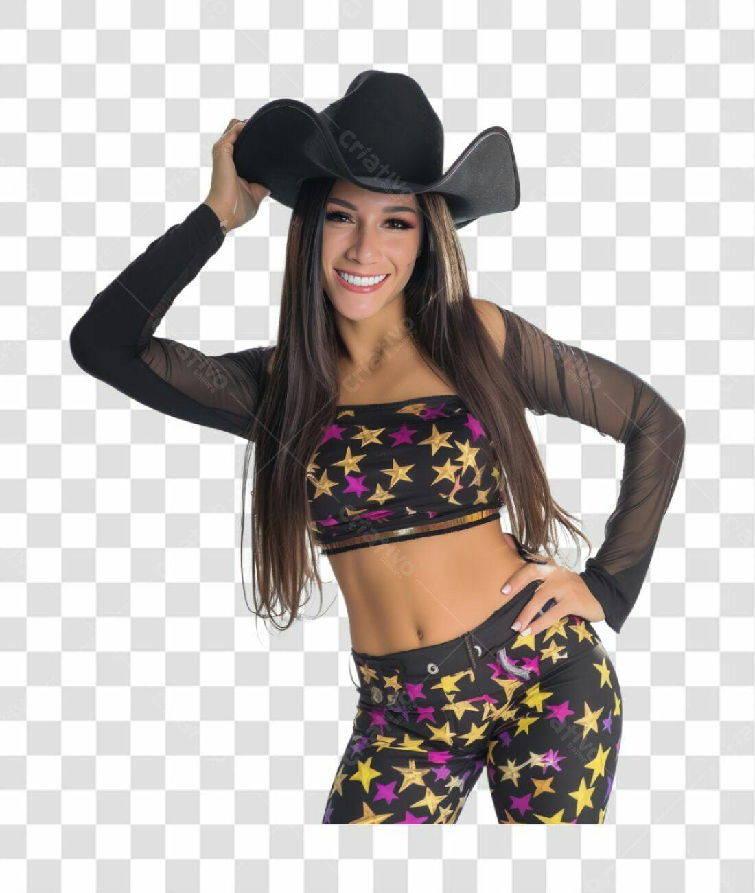 Imagem PNG com fundo transparente Modelo country mulher