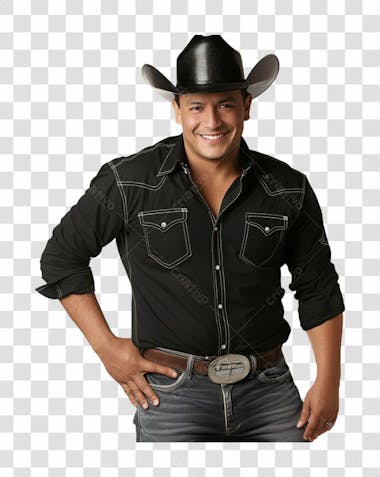 Homem, cantor sertanejo, cowboy