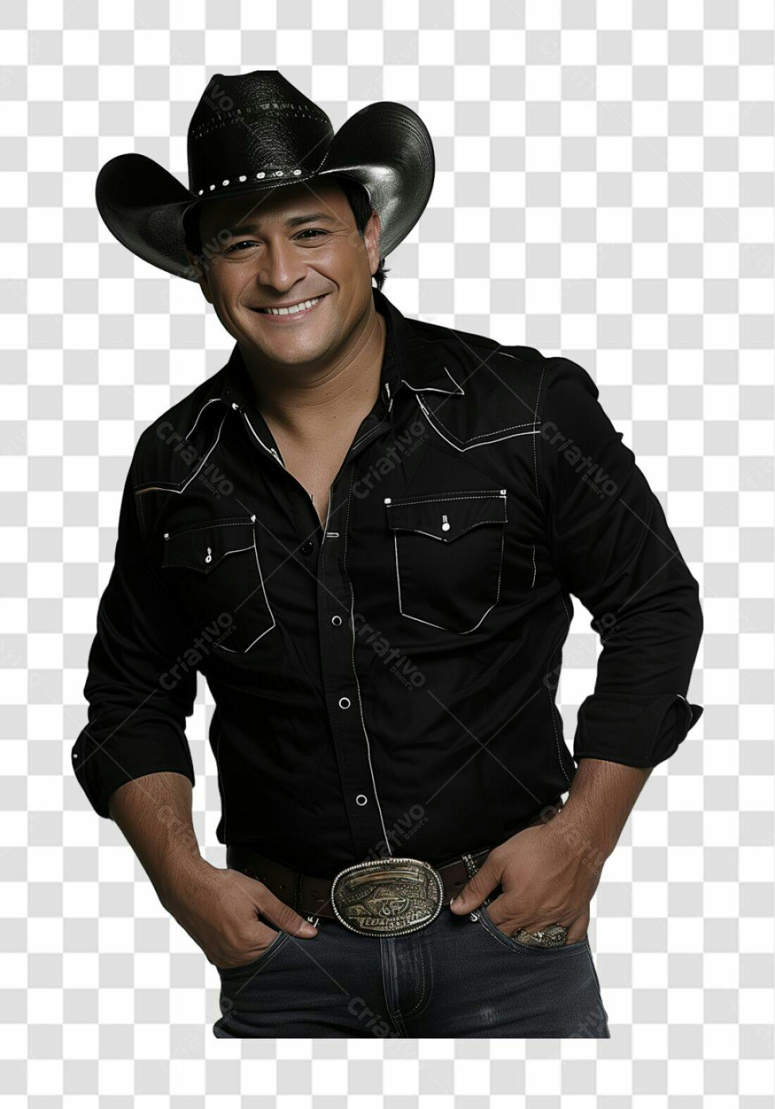 Imagem PNG Cantor Sertanejo com fundo transparente