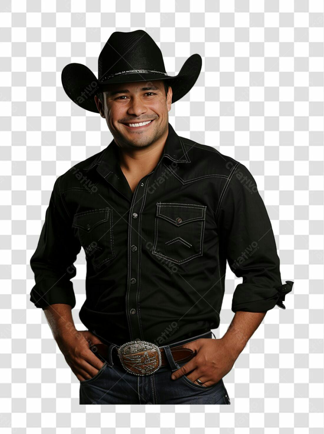 Imagem PNG Cowboy com fundo transparente
