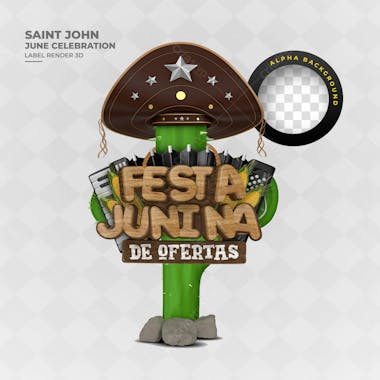 Selo são joão festa junina