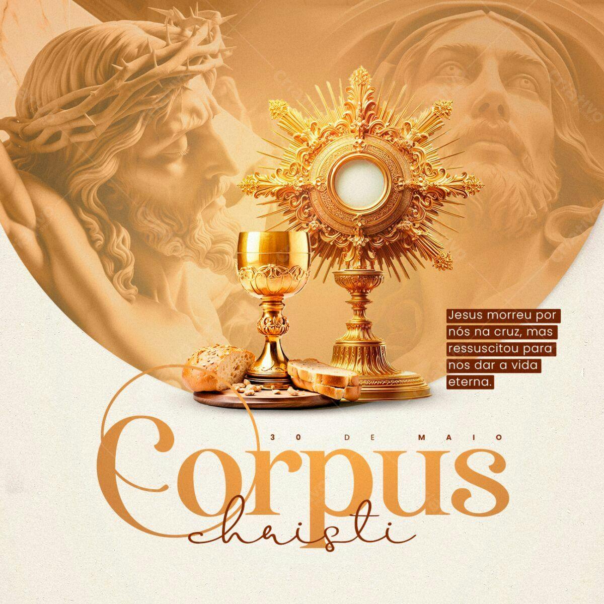 Flyer para Corpus Christi PSD Editável