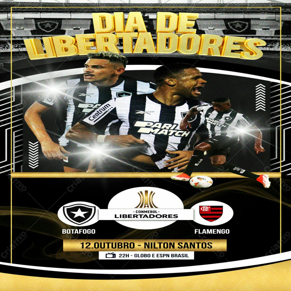 Flyer Dia de Libertadores PSD Editável
