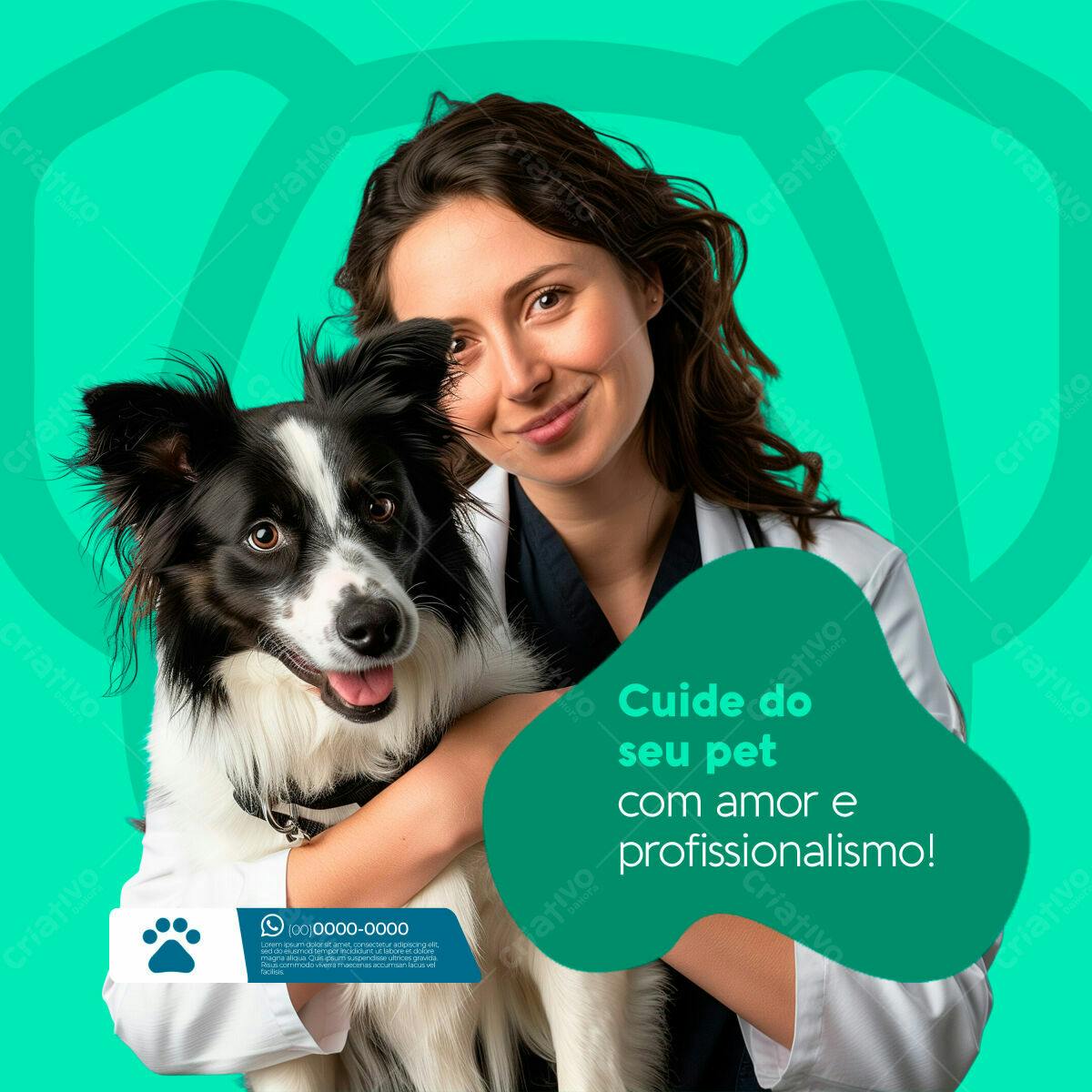 Post para Veterinário PSD Editável