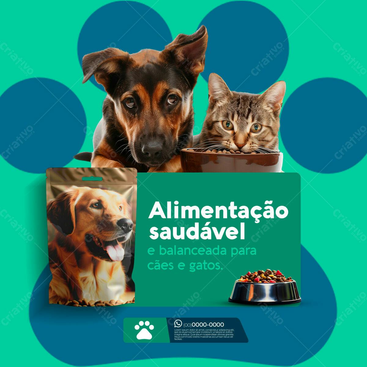 Post para Pet Shop PSD Editável