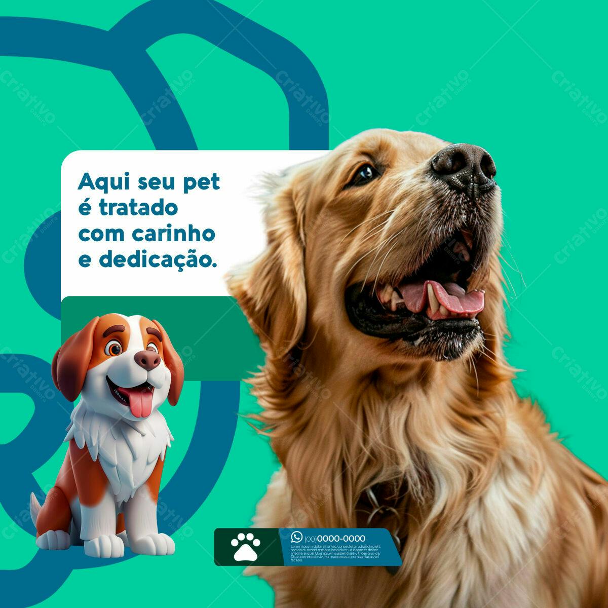Post para Veterinária PSD Editável