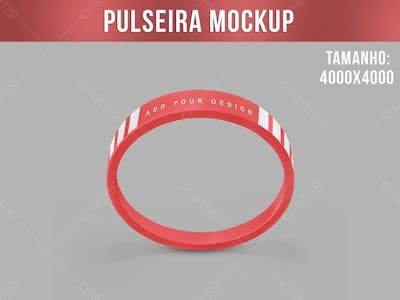 Pulseira de identificação evento festa vip Mockup