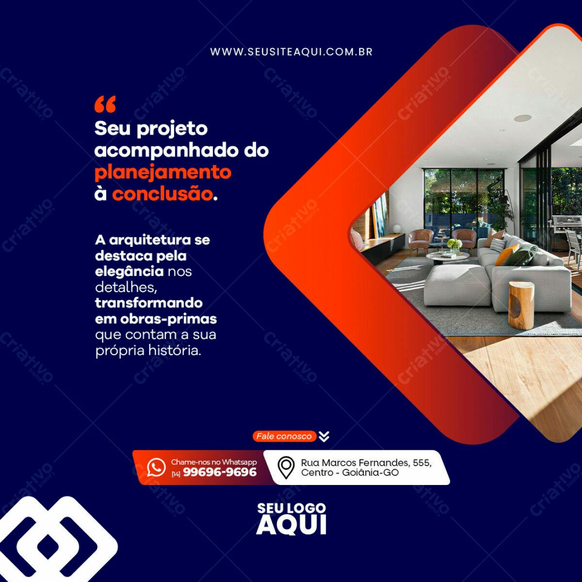 Post para Arquitetura PSD Editável