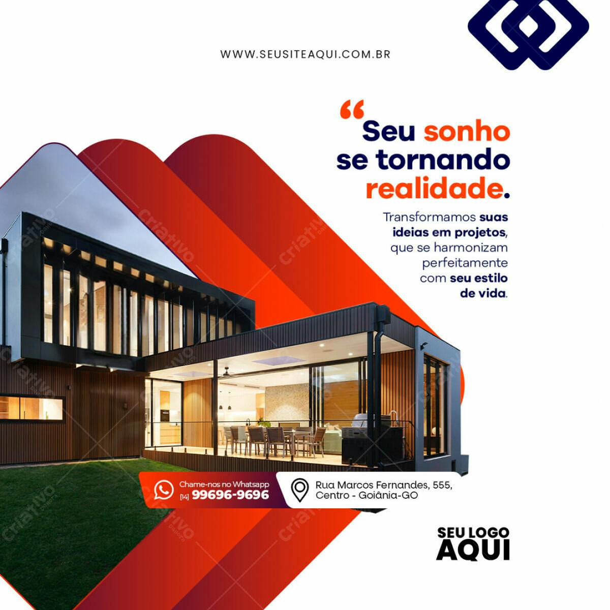 Postagem Instagram Imobiliária PSD Editável