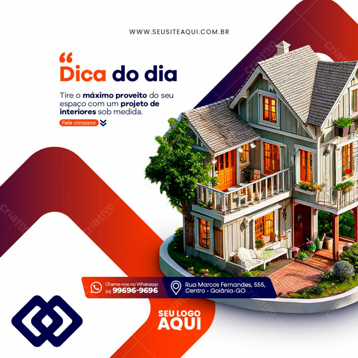 Postagem para Imóveis PSD Editável