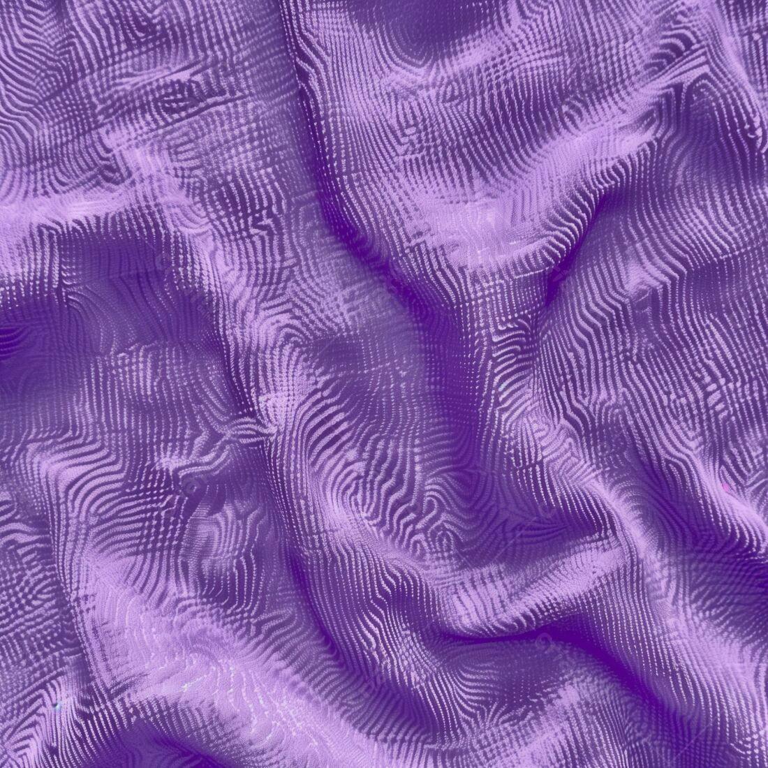 Tecido Roxo Texturizado com Padrão Ondulado